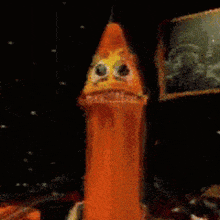 a picture of a worm with the words call me woody written on it