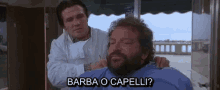 Bud Spencer Barba Capelli Barbiere GIF