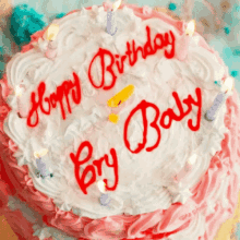 Happy Birthday Cake GIF - Happy Birthday Cake Cry Baby GIFs