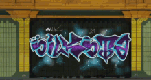 Silksta Graffiti GIF - Silksta Graffiti Metro Station GIFs