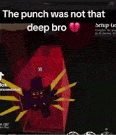 the punch was not that deep bro domain expansion and setup