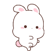 Bunny Cute Sticker - Bunny Cute Spin Stickers