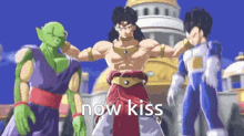 Broly Xenoverse GIF - Broly Xenoverse Piccolo And Vegeta Kiss GIFs