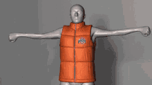 dance weird 3d vest raise arm