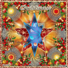 Merry Christmas Star GIF - Merry Christmas Star Bells GIFs