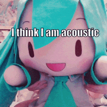 Hatsune Miku Acoustic GIF - Hatsune Miku Acoustic I Think I Am Acoustic GIFs