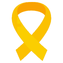 yellow ribbon activity joypixels reminder ribbon ribbon
