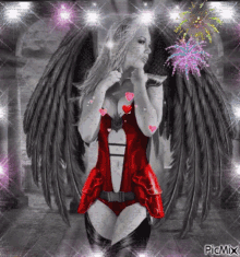sexy angel fallen angel sparkle wings