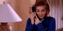 Alicia Silverstone Phone Call GIF