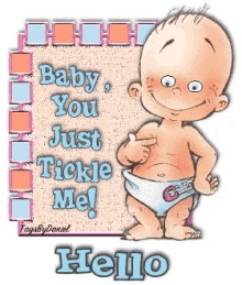 Baby Hello GIF - Baby Hello You Just Tickle Me GIFs