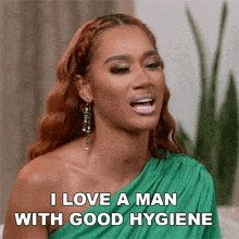 I Love A Man With Good Hygiene Morgan Bledsoe GIF - I Love A Man With Good Hygiene Morgan Bledsoe Basketball Wives Orlando GIFs