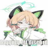 Logging Off Discord Anime Girl GIF - Logging Off Discord Discord Logging Off GIFs