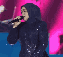 Siti Nurhaliza Siti Hijab GIF - Siti Nurhaliza Siti Hijab Dark Blue GIFs