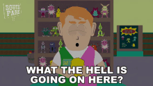 What The Hell Is Going On Here Red Harris GIF - What The Hell Is Going On Here Red Harris South Park GIFs