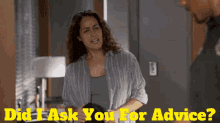 Station19 Andy Herrera GIF - Station19 Andy Herrera Did I Ask You For Advice GIFs
