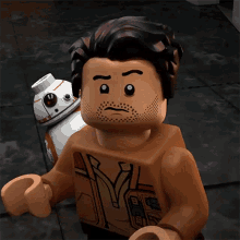 Huh Poe Dameron GIF - Huh Poe Dameron Lego Star Wars Terrifying Tales Of The Dark Side GIFs