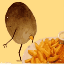Frenchfries Pooping GIF - Frenchfries Fries Pooping GIFs
