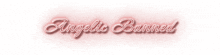 a pink sign that says angelic banned on a white background