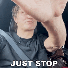 Just Stop Danny Mullen GIF - Just Stop Danny Mullen Cut It Out GIFs