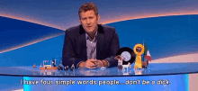 Don'T Be A Dick GIF - Four Simple Words Dont Be A Dick Asshole GIFs