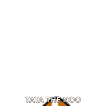 a drawing of a fox with the words tata the noo written below it