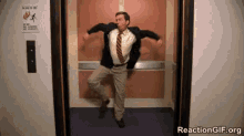 Dancing Elevator GIF - Dancing Elevator Office GIFs