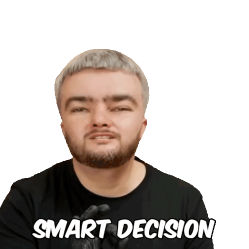 Smart Decision Albert Niazhvinski Sticker - Smart Decision Albert Niazhvinski Albert Cancook Stickers