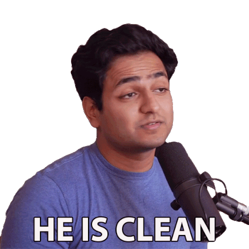 He Is Clean Kenny Sebastian Sticker - He Is Clean Kenny Sebastian He Is Not Dirty Stickers