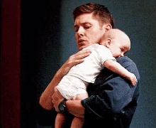 Be Good With Kids (Or Appear That Way) GIF - Supernatural Two And A Half Men Baby GIFs