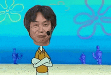 Shigeru Miyamoto Squidward GIF - Shigeru Miyamoto Shigeru Miyamoto GIFs