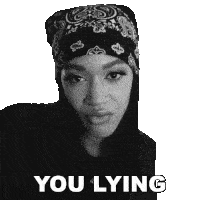 You Lying To Yourself Genia Sticker - You Lying To Yourself Genia The One Song Stickers