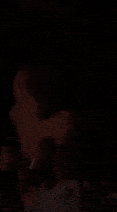 a close up of a person 's head with a blurred background