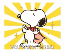 Snoopy Super Hero GIF - Snoopy Super Hero GIFs