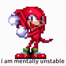 Knuckles Im Unstable GIF - Knuckles Im Unstable Unstable Knuckles GIFs
