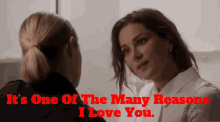 Station19 Carina Deluca GIF - Station19 Carina Deluca Its One Of The Many Reasons I Love You GIFs