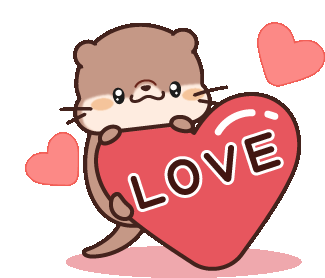 Otter Love Sticker - Otter Love Stickers