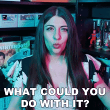 What Could You Do With It Lady Decade GIF - What Could You Do With It Lady Decade What It Is Capable Of GIFs