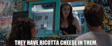 What To Expect When Youre Expecting Rosie Brennan GIF - What To Expect When Youre Expecting Rosie Brennan They Have Ricotta Cheese In Them GIFs