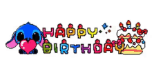 Happy Birthday Stitch GIF - Happy Birthday Stitch Heart GIFs