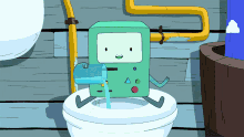 Pouring Bmo GIF - Pouring Bmo Adventure Time GIFs
