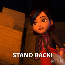 Stand Back Claire Nunez GIF - Stand Back Claire Nunez Trollhunters Tales Of Arcadia GIFs