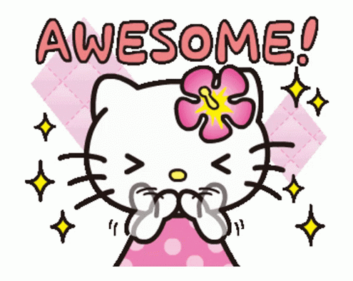 Sanrio Hello Kitty Sticker – Sanrio Hello Kitty – discover and share GIFs