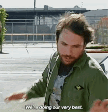 We'Re Doing Our Very Best GIF - Its Always Sunny Its Always Sunny In Philadelphia Best GIFs