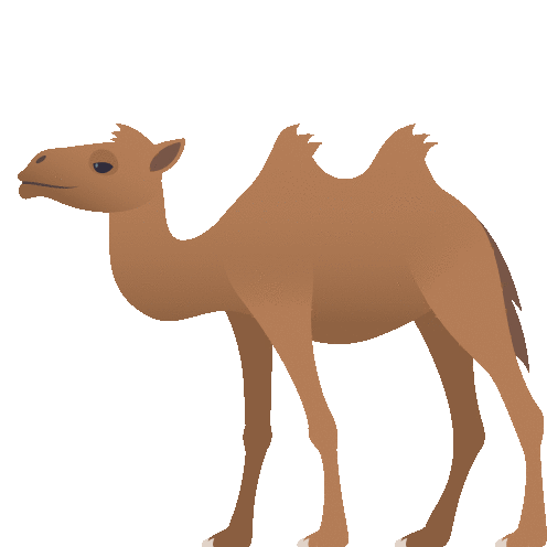 Two Hump Camel Nature Sticker - Two Hump Camel Nature Joypixels Stickers