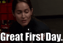 Station 19 Andy Herrera GIF - Station 19 Andy Herrera Great First Day GIFs