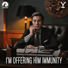Im Offering Him Immunity Jamie Dutton GIF - Im Offering Him Immunity Jamie Dutton Wes Bentley GIFs