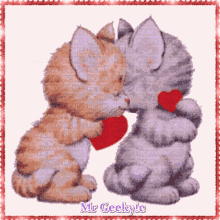 Mr Geekyle Kiss GIF - Mr Geekyle Kiss Cat GIFs