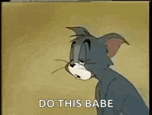 Tired Tom And Jerry GIF - Tired Tom And Jerry Taping Eyes Open GIFs