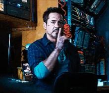 Tony Stark Iron Man GIF