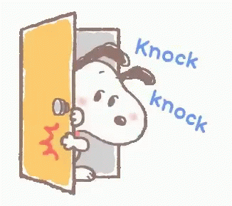 Snoopy Knock GIF - Snoopy Knock - Discover & Share GIFs